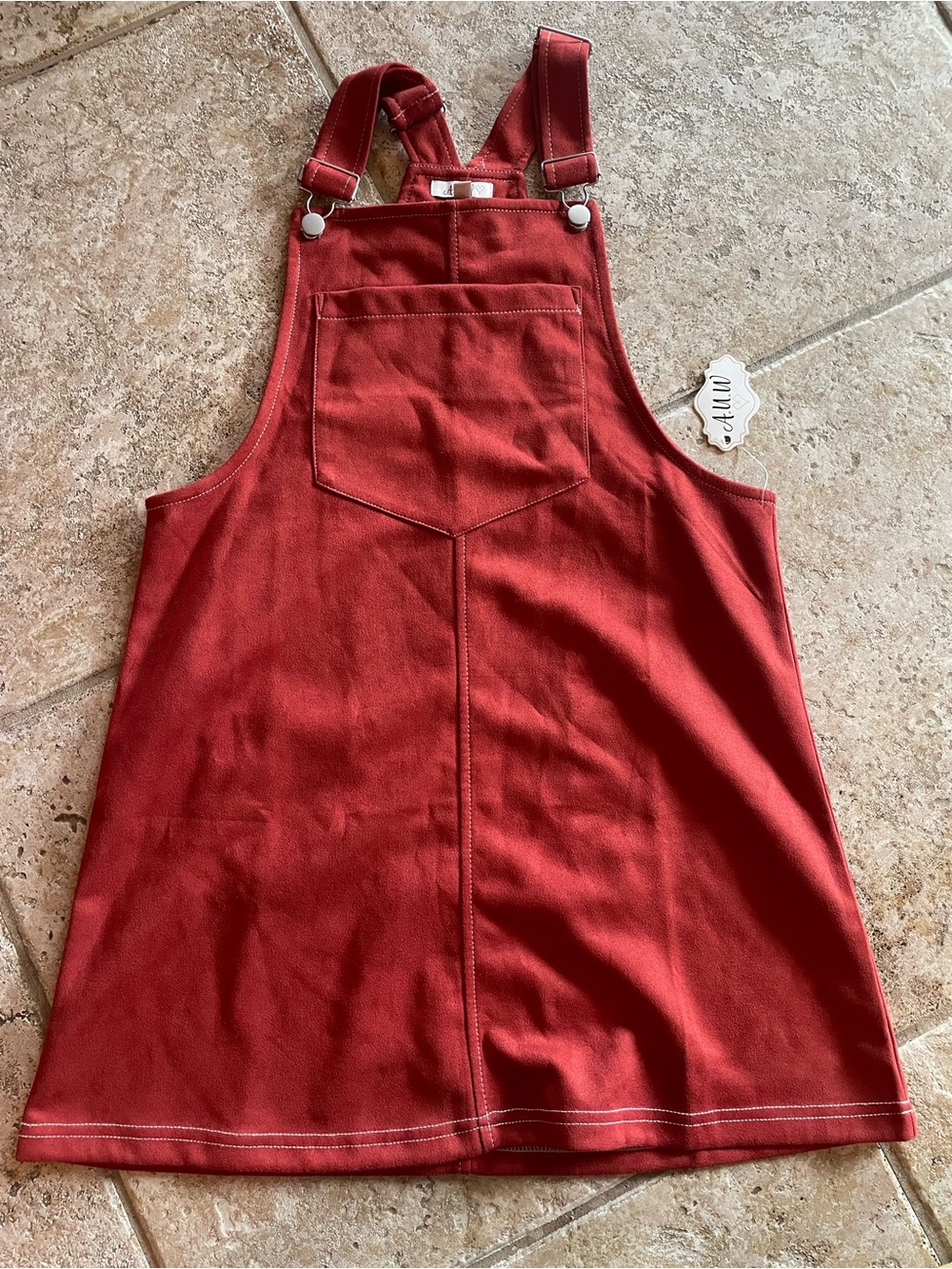 AUW Pinafore Dress with Front Pocket